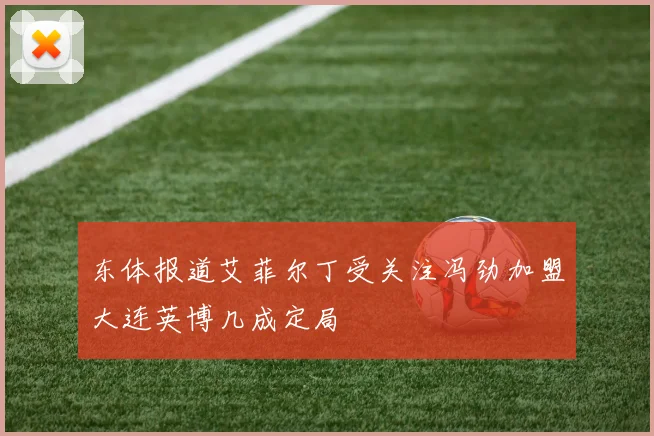 东体报道艾菲尔丁受关注冯劲加盟大连英博几成定局